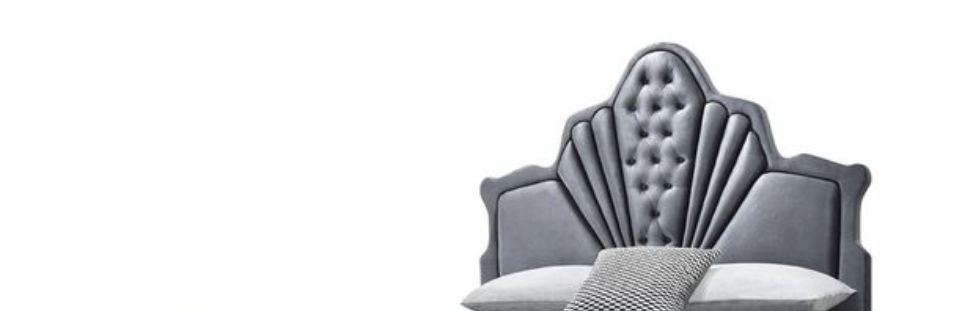 Dante - Queen Bed - Gray - The Sleep Loft - Online Mattress Showroom NYC