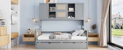 Daybed And All In One Cabinet And Shelf - The Sleep Loft - Online Mattress Showroom NYC