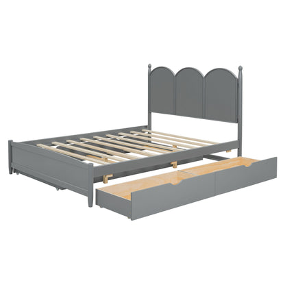 Platform Bed With With 2 Big Drawers And Trundle - The Sleep Loft - Online Mattress Showroom NYC