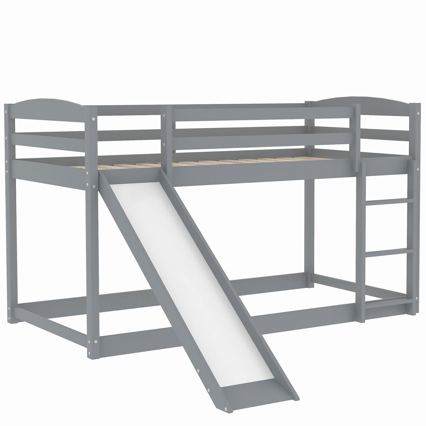 Durable Bunk Bed With Convertible Slide And Ladder - The Sleep Loft - Online Mattress Showroom NYC