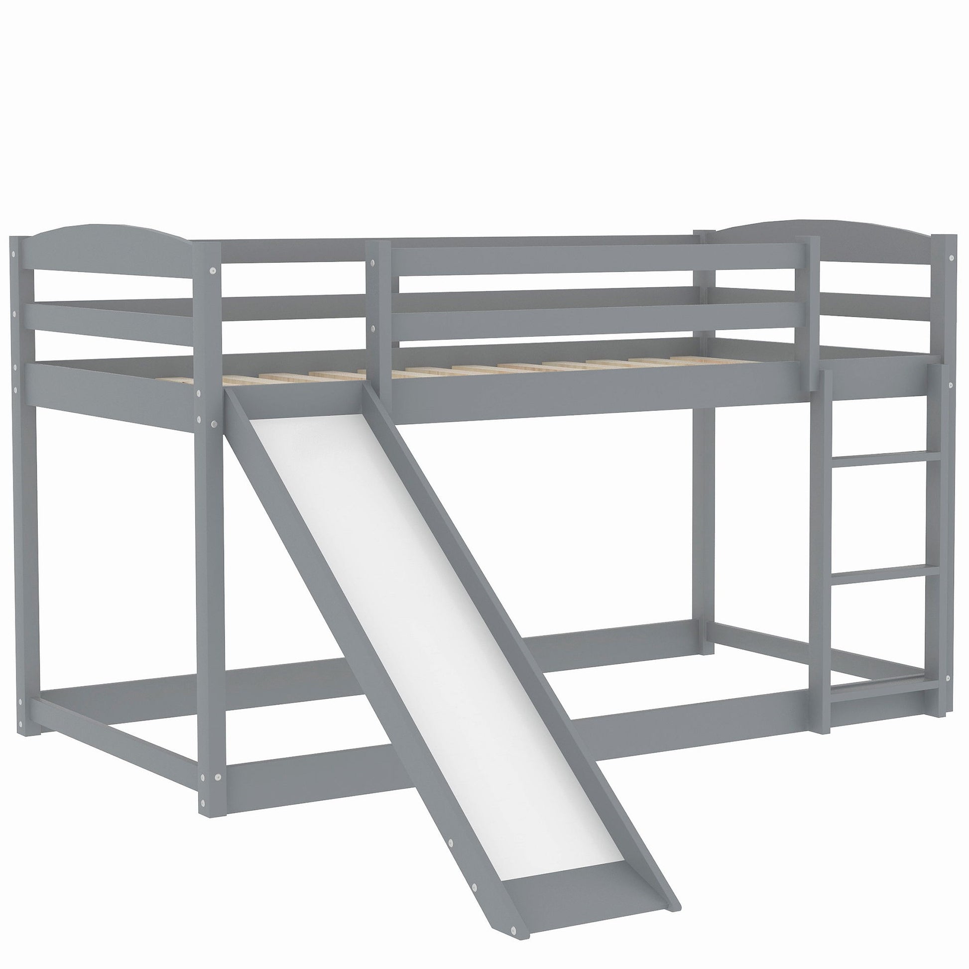 Durable Bunk Bed With Convertible Slide And Ladder - The Sleep Loft - Online Mattress Showroom NYC