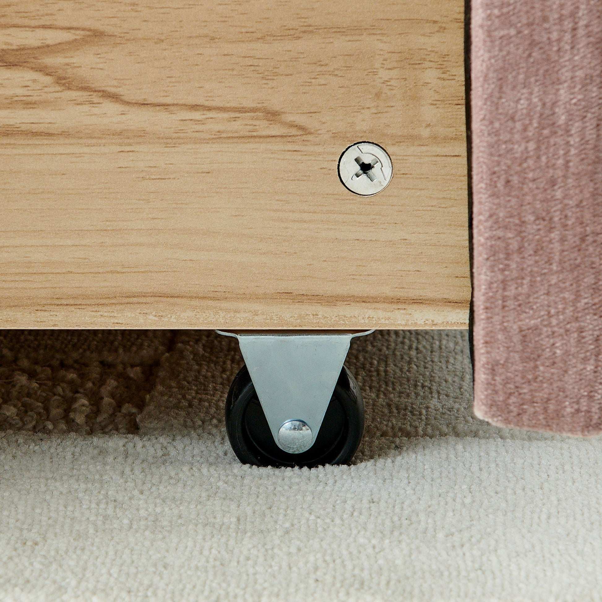 Modern Platform Bed Frame With Thick Fabric - The Sleep Loft - Online Mattress Showroom NYC