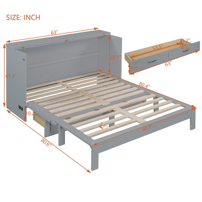 Murphy Bed With Large Drawers - The Sleep Loft - Online Mattress Showroom NYC