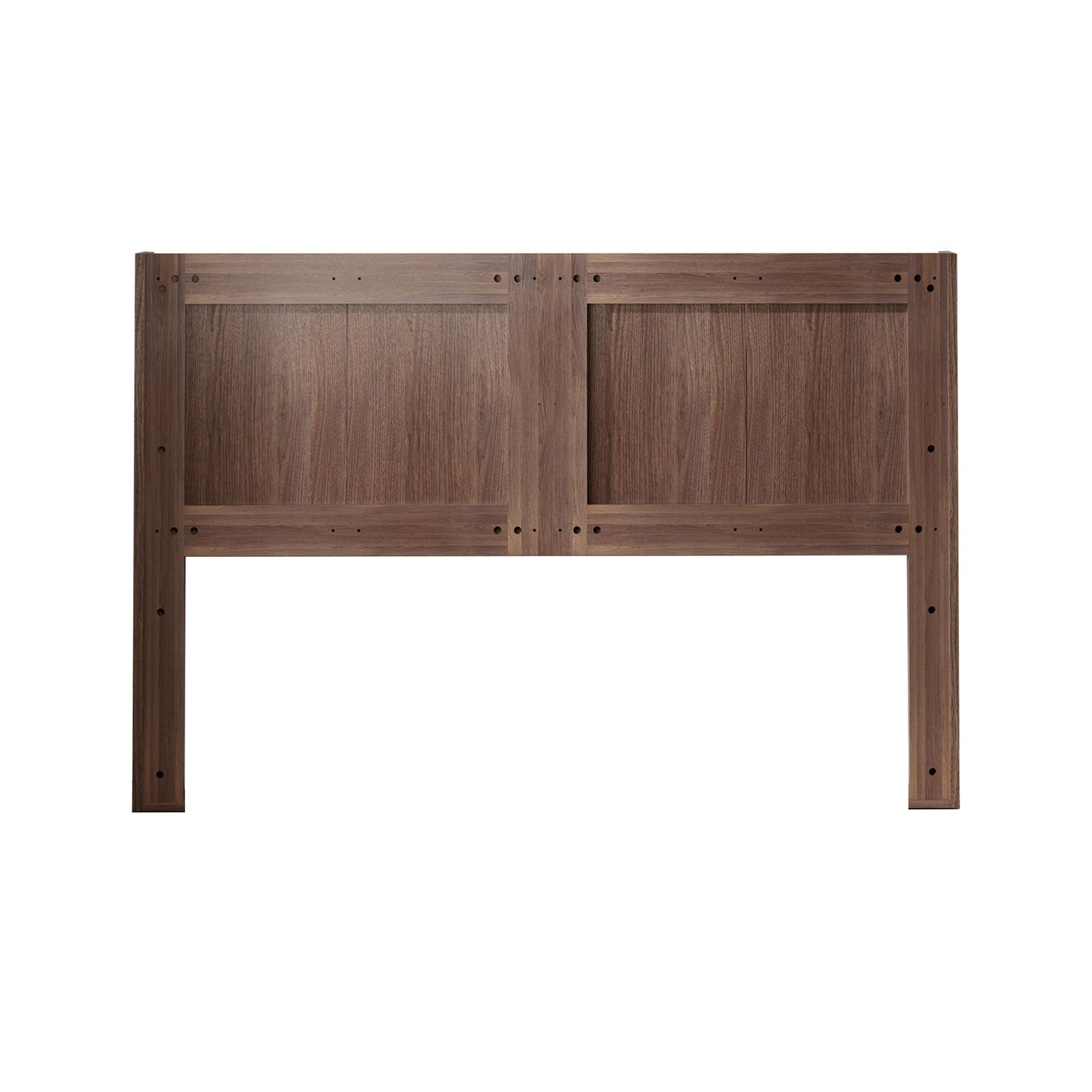 Queen Headboard Only, Fluted Panel Design - Walnut - The Sleep Loft - Online Mattress Showroom NYC