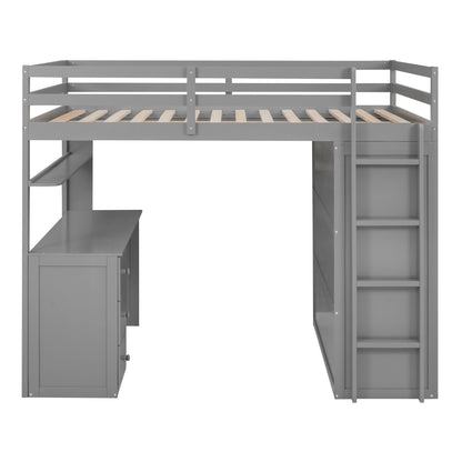Loft Bed With Drawers, Desk, And Wardrobe - The Sleep Loft - Online Mattress Showroom NYC