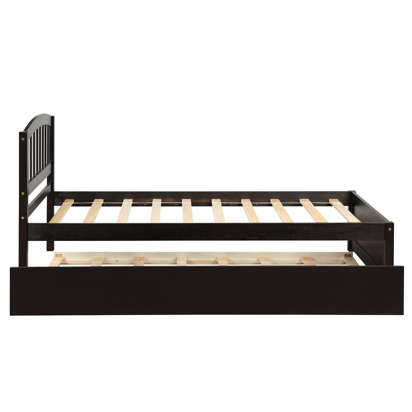 Platform Bed Wood Bed Frame With Trundle - The Sleep Loft - Online Mattress Showroom NYC