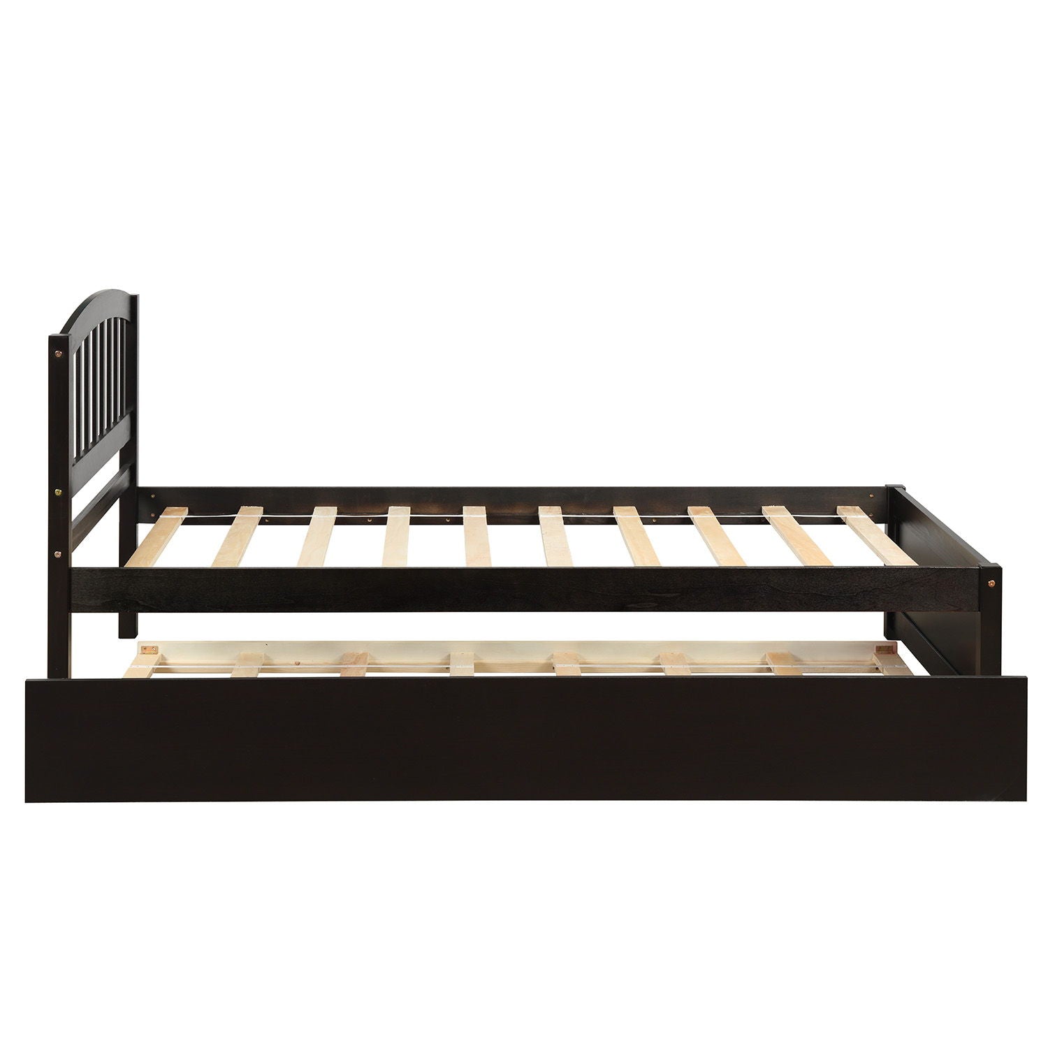 Platform Bed Wood Bed Frame With Trundle - The Sleep Loft - Online Mattress Showroom NYC