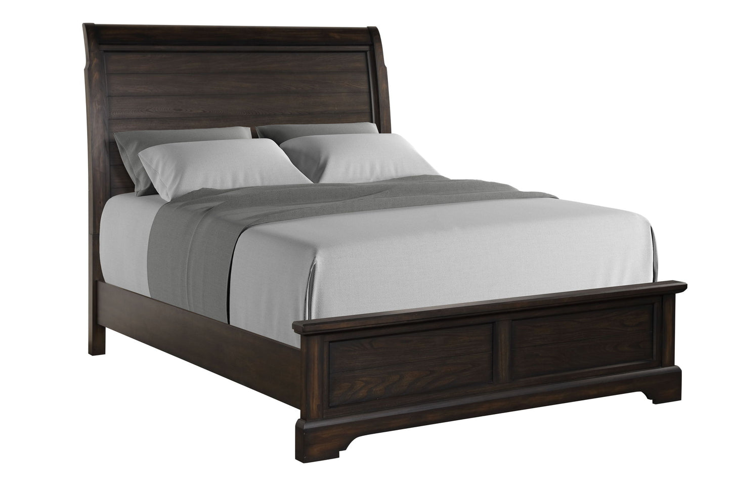 Crafted Sleigh Bed - The Sleep Loft - Online Mattress Showroom NYC