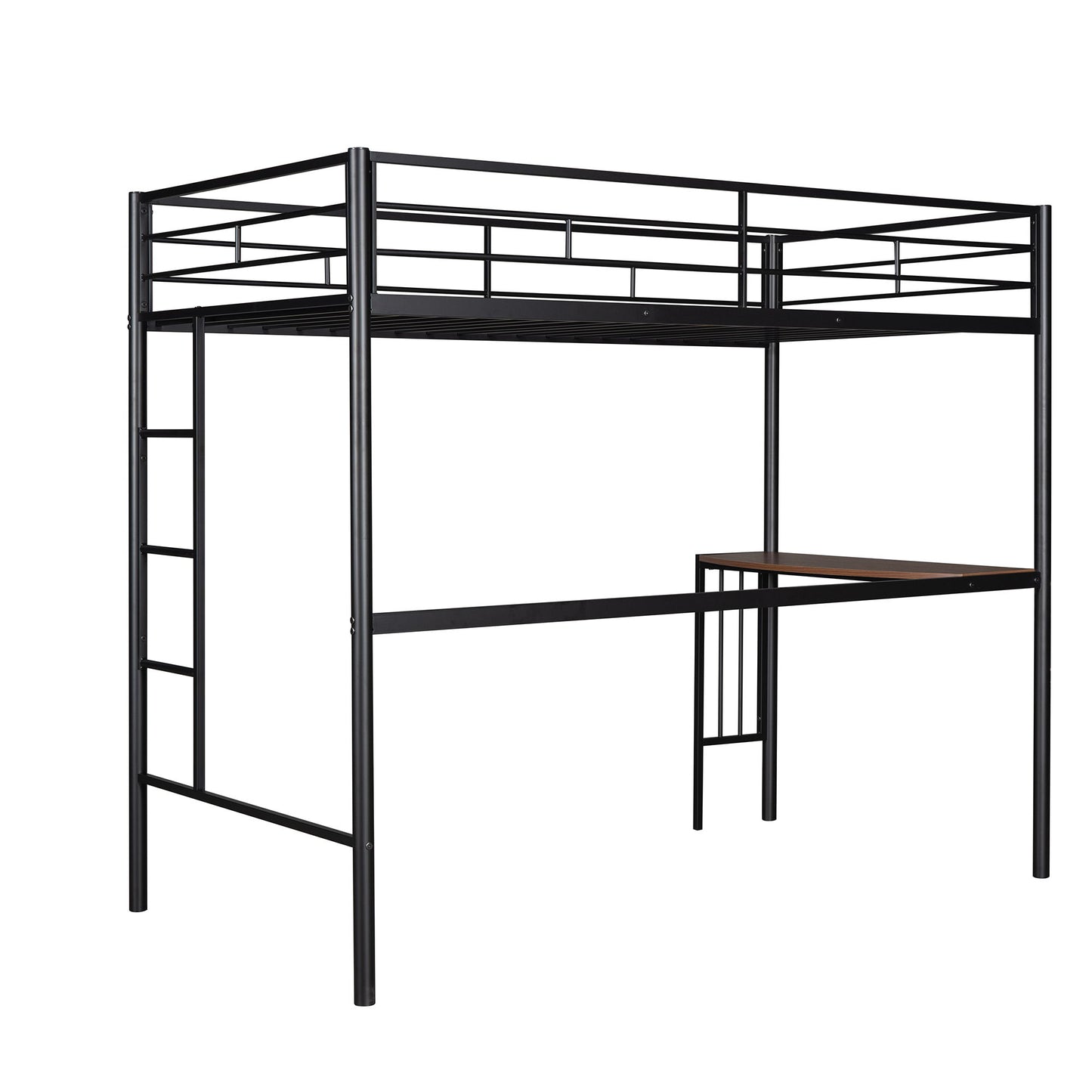 Bunk Bed With Desk, Ladder And Quality Slats For Bedroom - The Sleep Loft - Online Mattress Showroom NYC