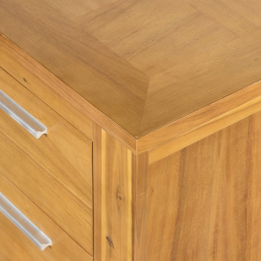 Nightstand - Natural Wood / Brown - The Sleep Loft - Online Mattress Showroom NYC