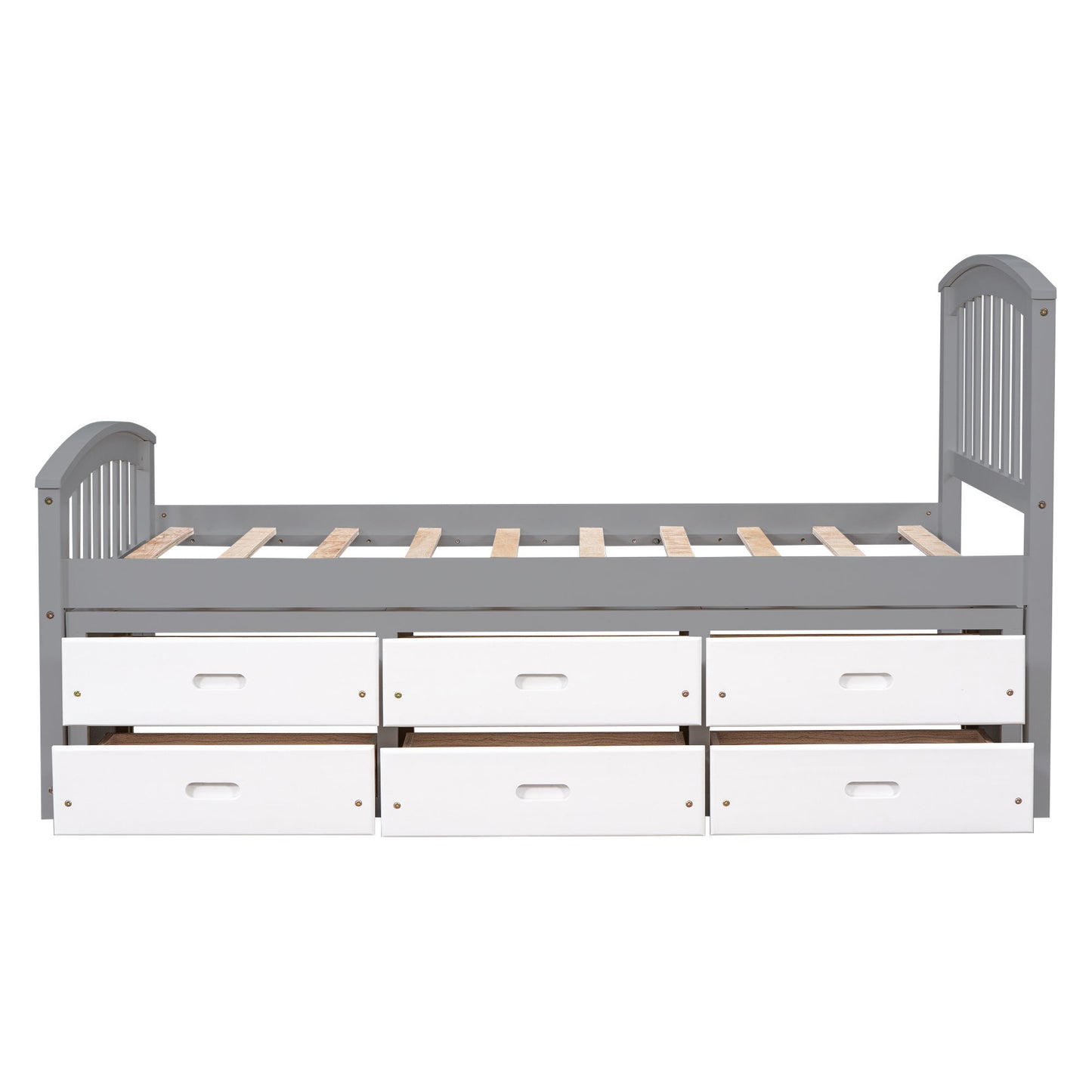 Platform Storage Bed Solid Wood Bed With 6 Drawers - The Sleep Loft - Online Mattress Showroom NYC