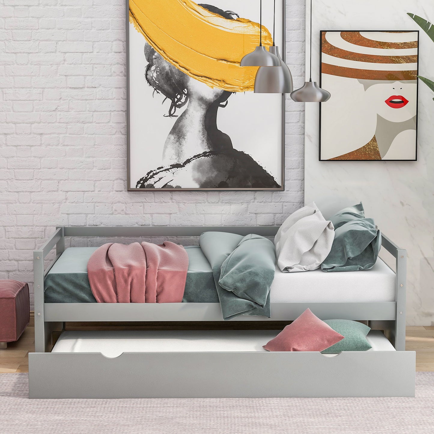 Twin Daybed With Trundle Frame Set - The Sleep Loft - Online Mattress Showroom NYC