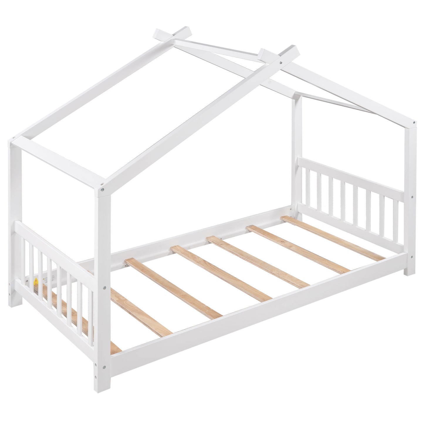 House Platform Bed With Headboard And Footboard, Roof Design - The Sleep Loft - Online Mattress Showroom NYC