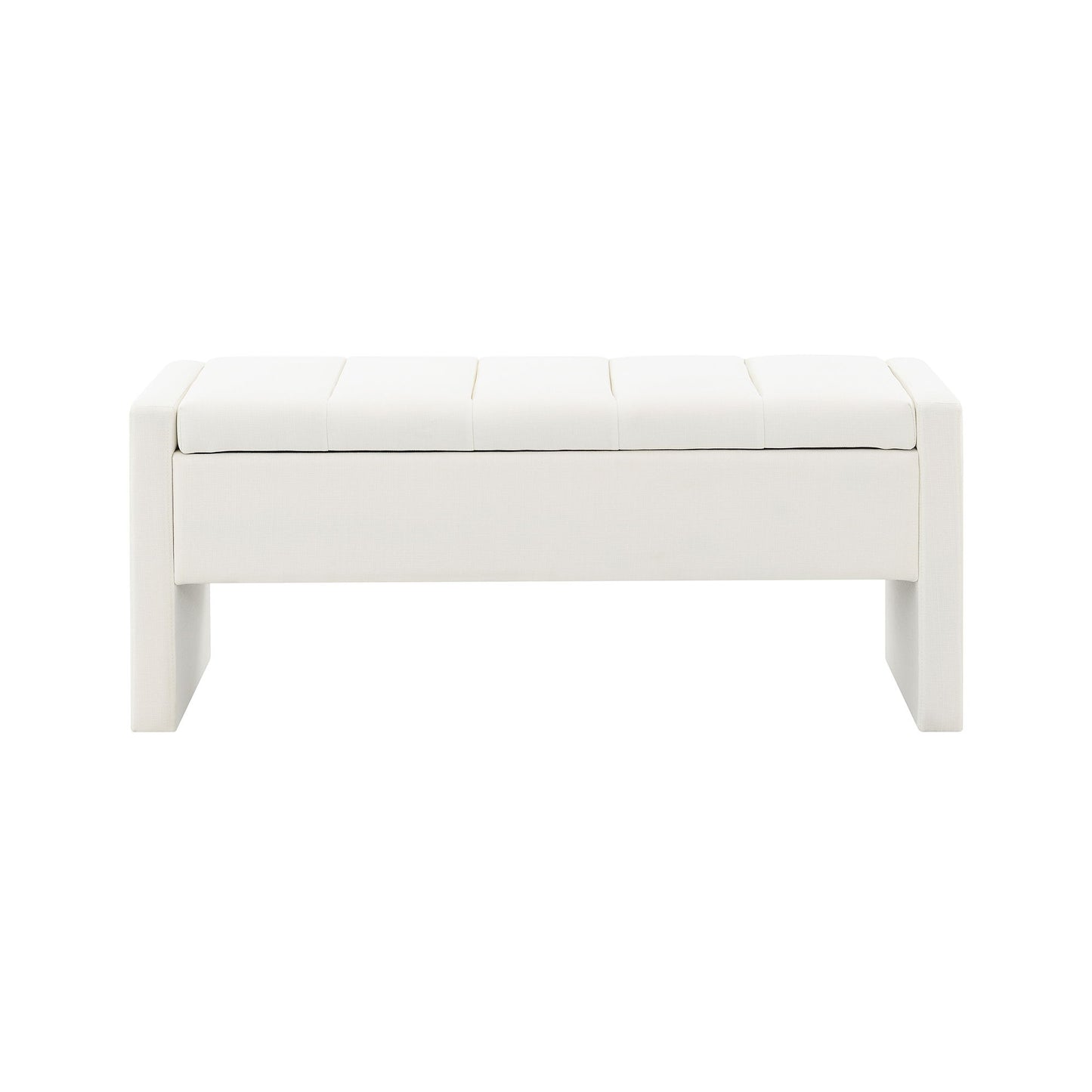 Modern Upholstered Large Bed End Bench With Storage - The Sleep Loft - Online Mattress Showroom NYC