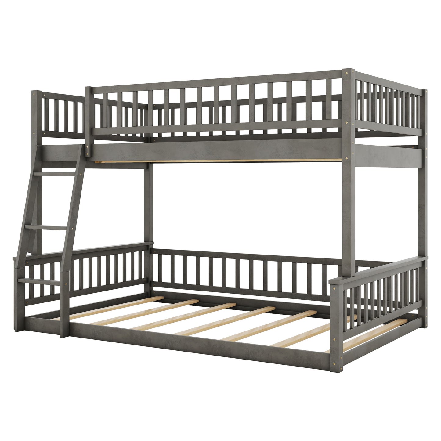 Bunk Bed With Ladder And Guardrails - The Sleep Loft - Online Mattress Showroom NYC