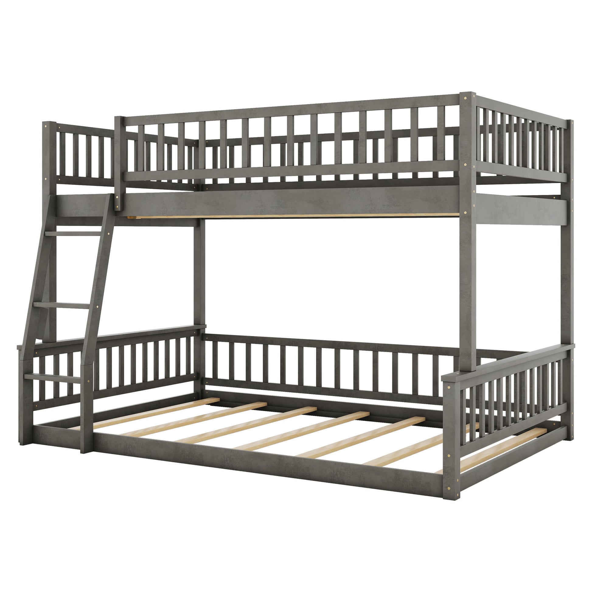 Bunk Bed With Ladder And Guardrails - The Sleep Loft - Online Mattress Showroom NYC