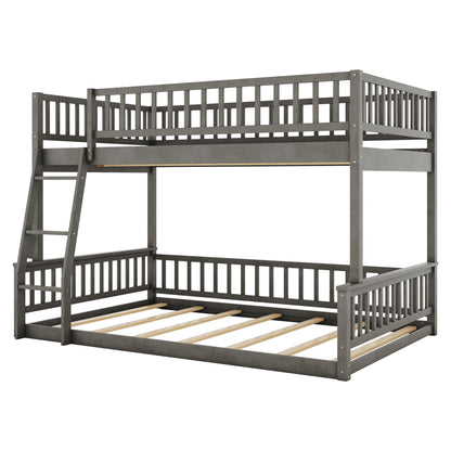 Bunk Bed With Ladder And Guardrails - The Sleep Loft - Online Mattress Showroom NYC