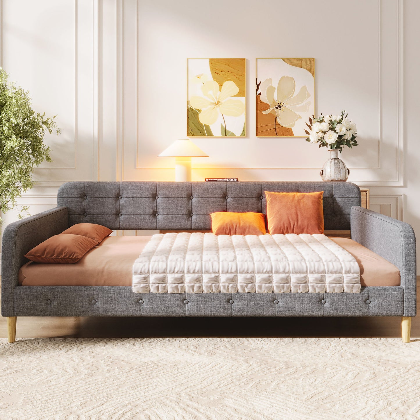 Upholstered Daybed - The Sleep Loft - Online Mattress Showroom NYC
