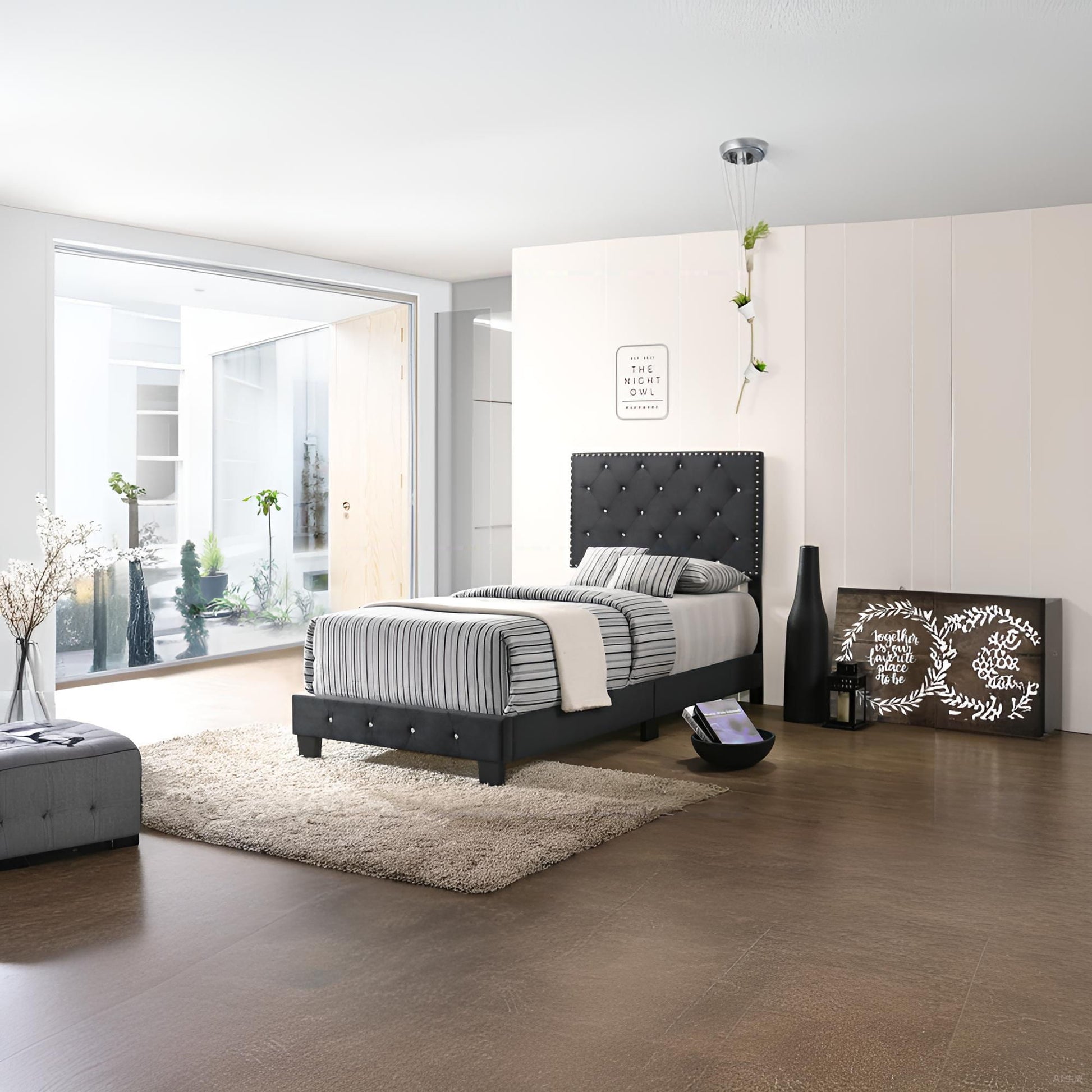 Luxurious Upholstered Bed - The Sleep Loft - Online Mattress Showroom NYC