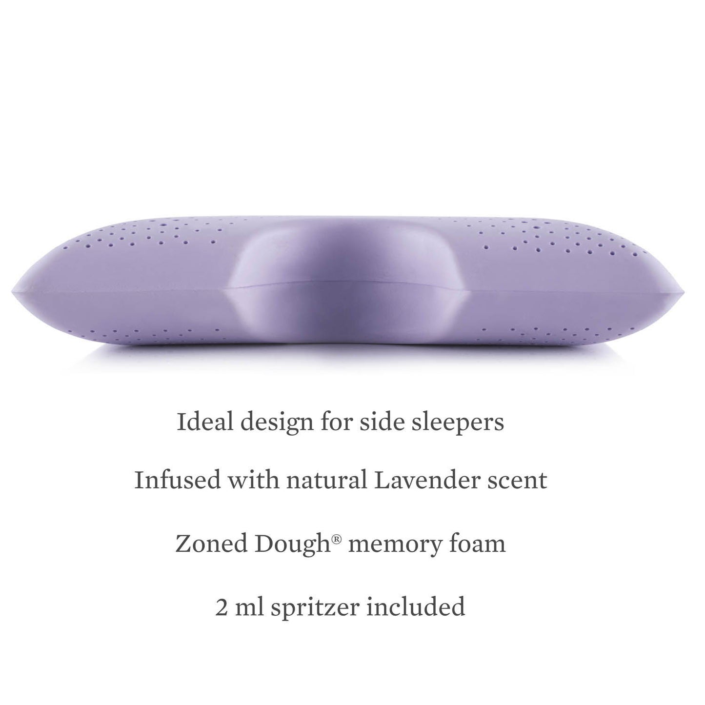 Shoulder Zoned Dough + Lavender - Pillow - The Sleep Loft - Online Mattress Showroom NYC