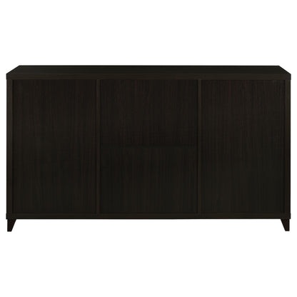 Lewes 2-door Engineered Wood 60-inch TV Stand Cappuccino