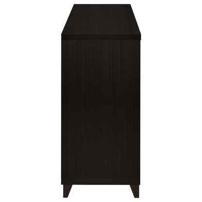 Lewes 2-door Engineered Wood 60-inch TV Stand Cappuccino