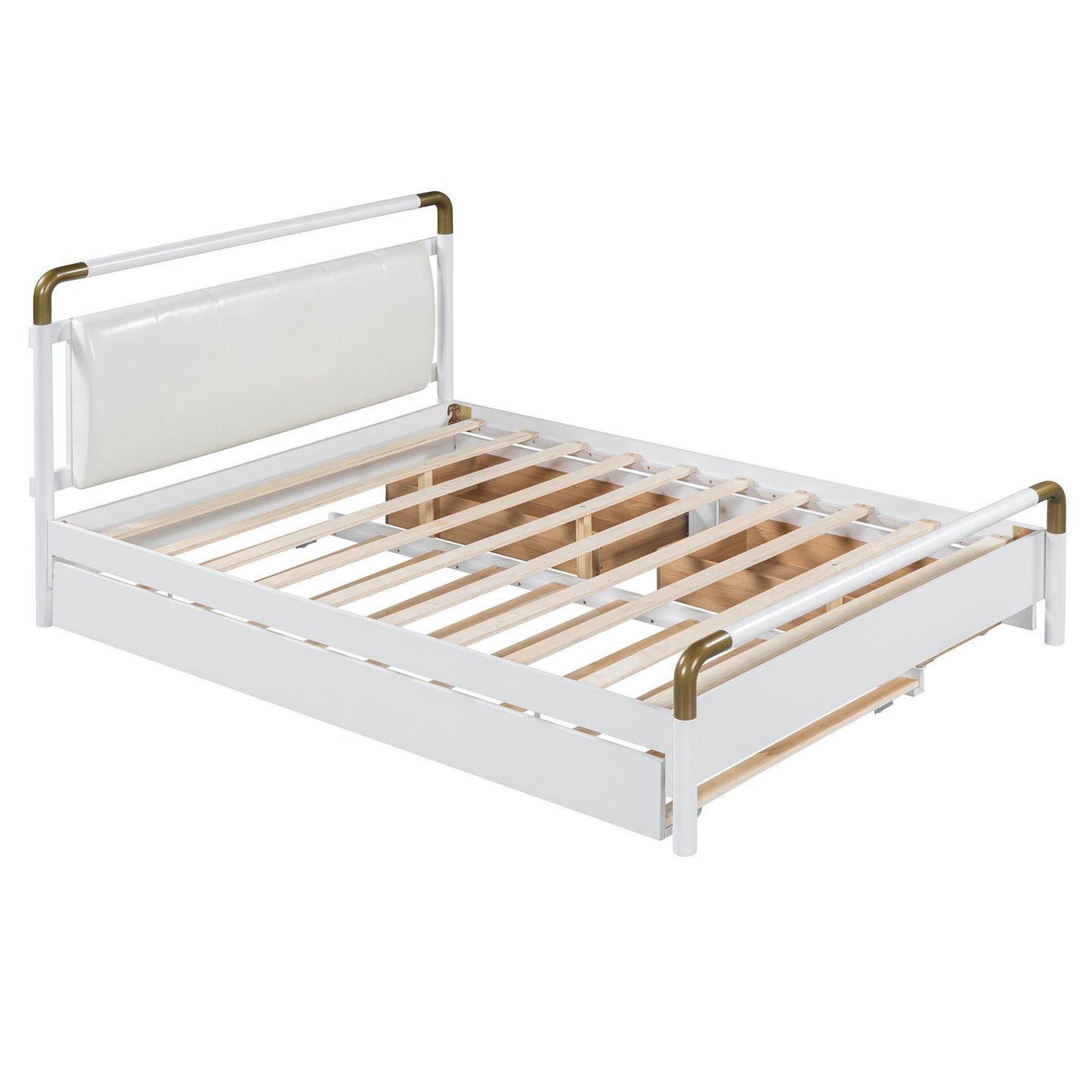 Storage Platform Bed, With 2 Big Drawers, Trundle - The Sleep Loft - Online Mattress Showroom NYC