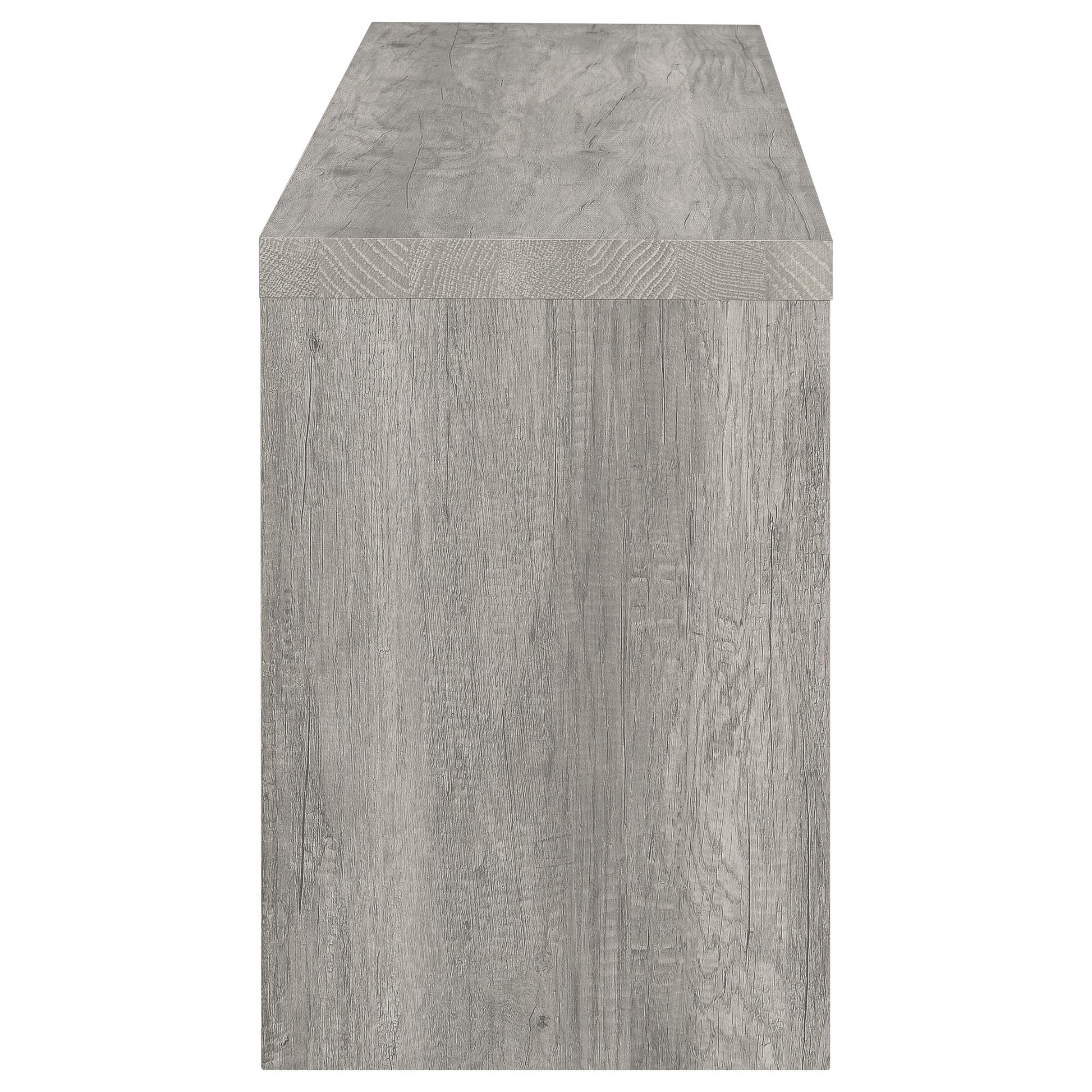 Burke 3-piece 59-inch TV Entertainment Center Grey Driftwood