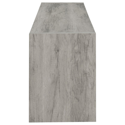 Burke 2-door Engineered Wood 71-inch TV Stand Grey Driftwood