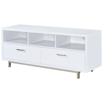 Casey 2-drawer Engineered Wood 60-inch TV Stand White