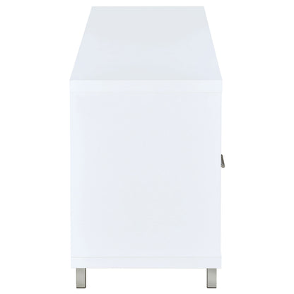Casey 2-drawer Engineered Wood 60-inch TV Stand White