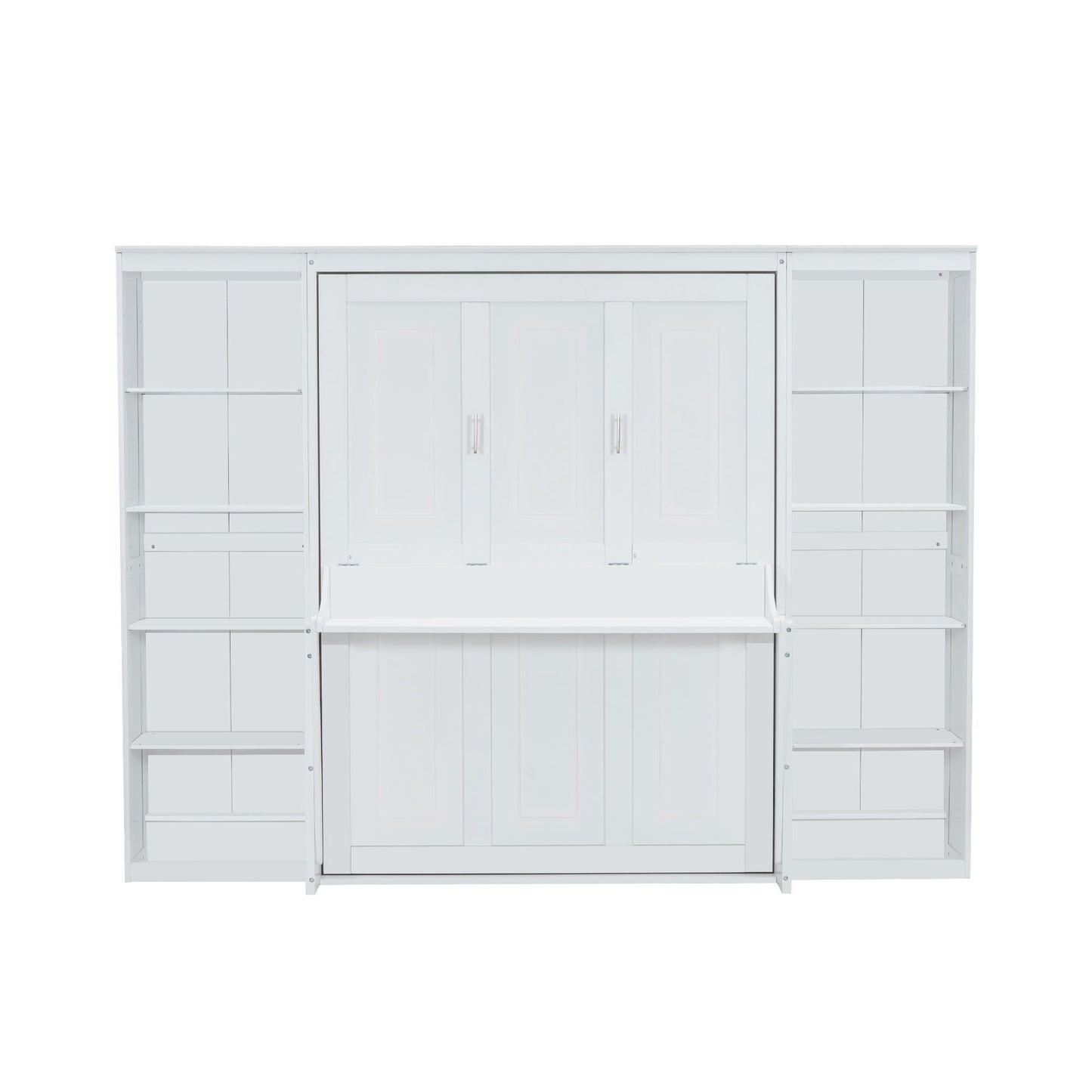 Murphy Bed With Desk And Bookshelf - The Sleep Loft - Online Mattress Showroom NYC