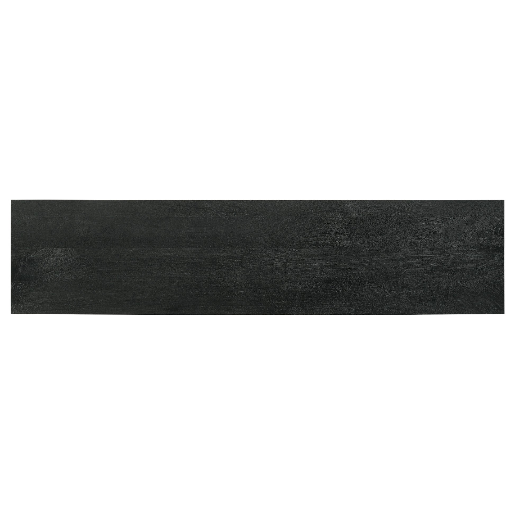 Marsden 2-door Mango Wood 70-inch TV Stand Charcoal Black