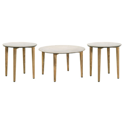 Aldis 3-piece Coffee and End Table Set White