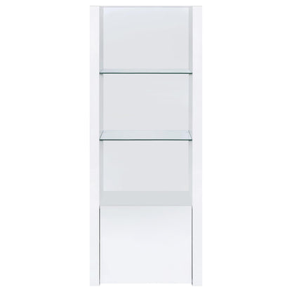 Jude 3-piece 71-inch TV Entertainment Center White High Gloss