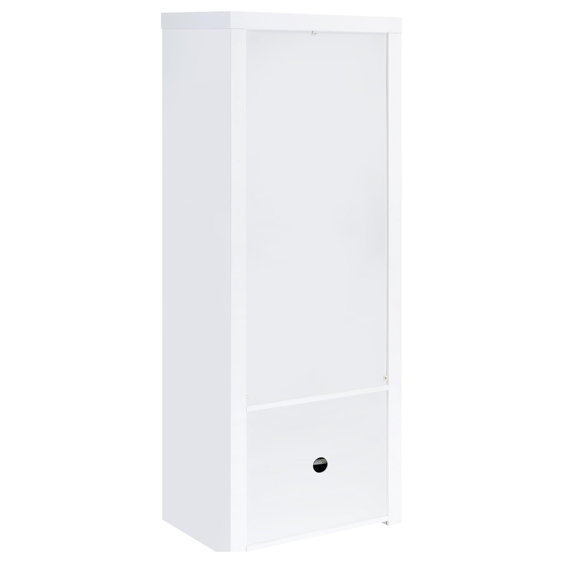 Jude 3-piece 71-inch TV Entertainment Center White High Gloss