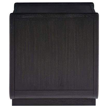 Leandro 1-drawer Wood Occasional Side End Table Burnished Black