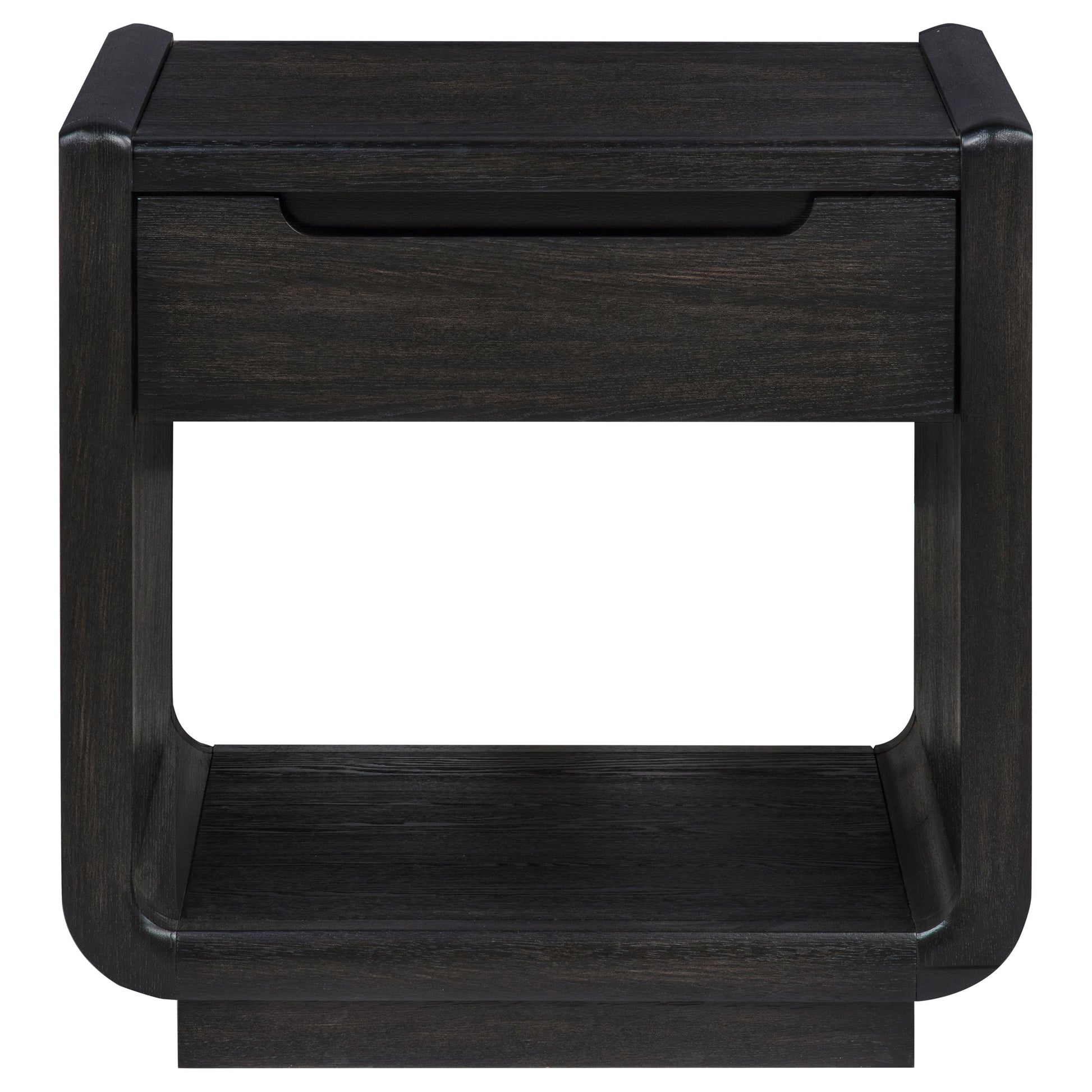Leandro 3-piece Wood Coffee and End Table Set Burnished Black