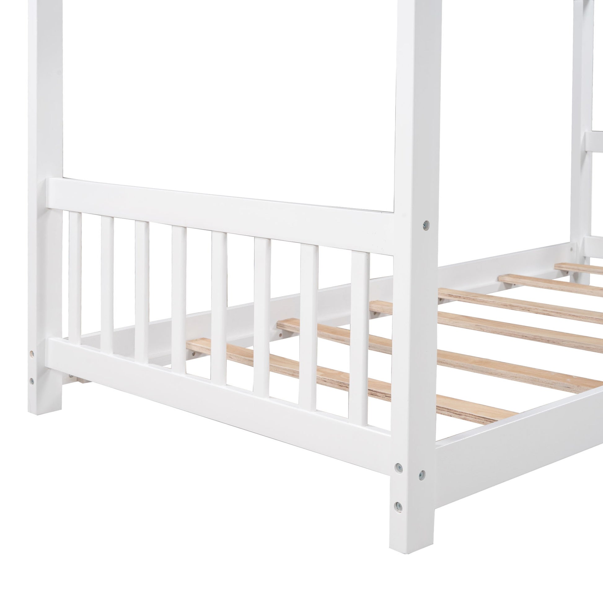 House Platform Bed With Headboard And Footboard, Roof Design - The Sleep Loft - Online Mattress Showroom NYC
