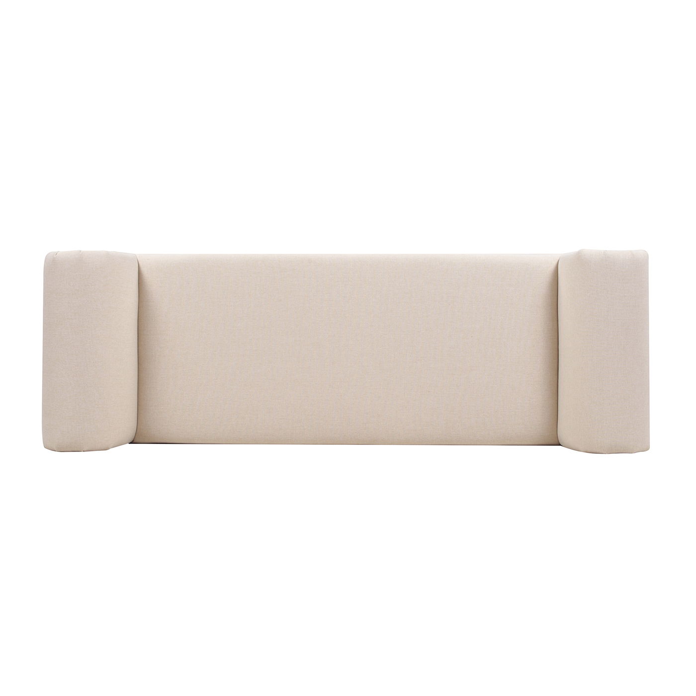 Kathy - Roll Arm Entryway Accent Bench - Sky Neutral Beige - The Sleep Loft - Online Mattress Showroom NYC