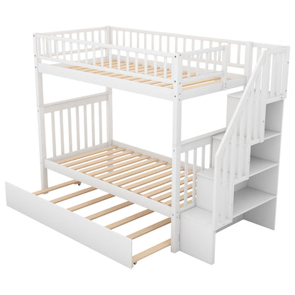 Bunk Bed With Staircase - The Sleep Loft - Online Mattress Showroom NYC