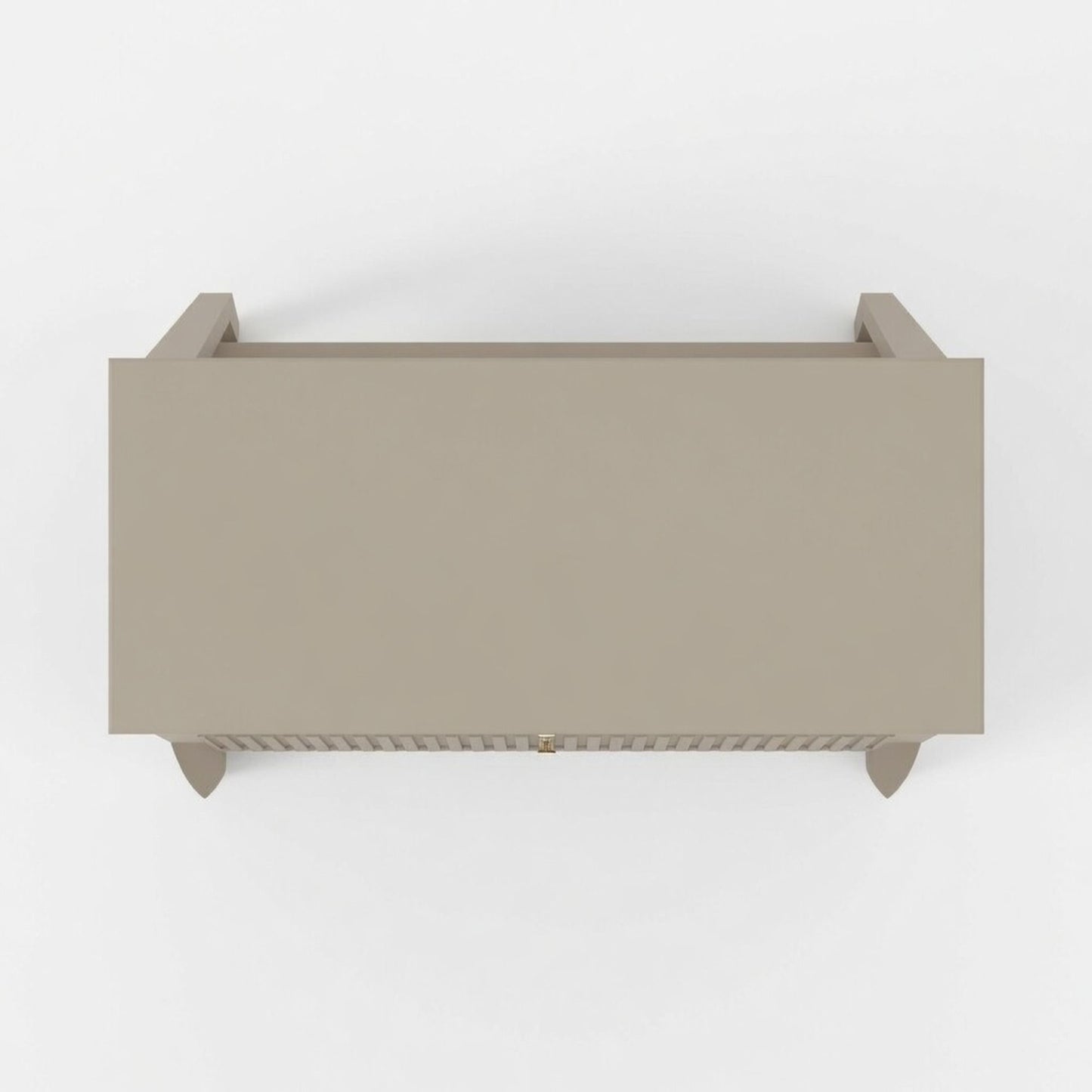 Fluted 3 Drawer Nightstand With Soft Close Slides