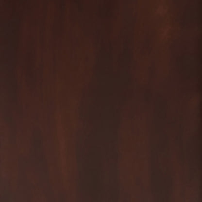 Jenna Round Marble Top Mango Wood Side End Table Brown