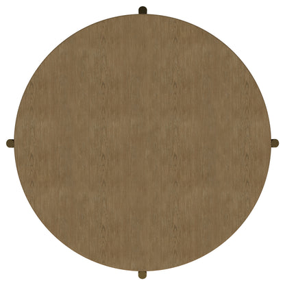 Arini 3-piece Round Coffee and End Table Set Sand Wash