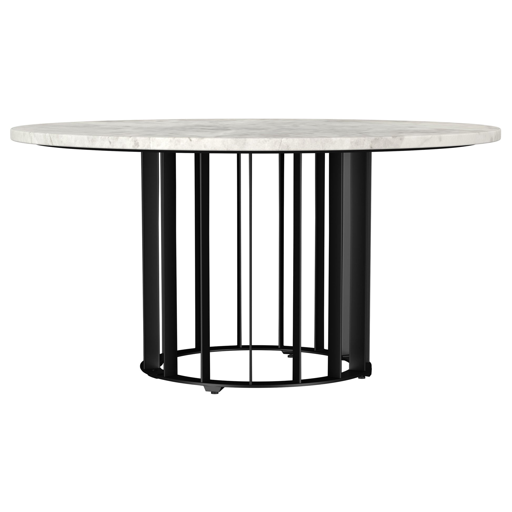 Haven 3-piece Round Marble Coffee and End Table Set Black