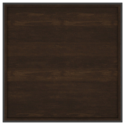 Fulton 30-inch Square Mango Wood Coffee Table Dark Brown