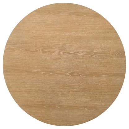 Ottowa 3-piece Round Wood Coffee Table Set Light Oak