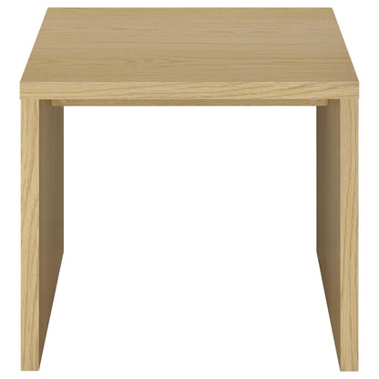 Canoga 3-piece Lift Top Cocktail Coffee Table Set Light Oak