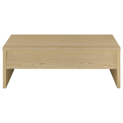 Canoga Engineered Wood Lift Top Coffee Table Light Oak