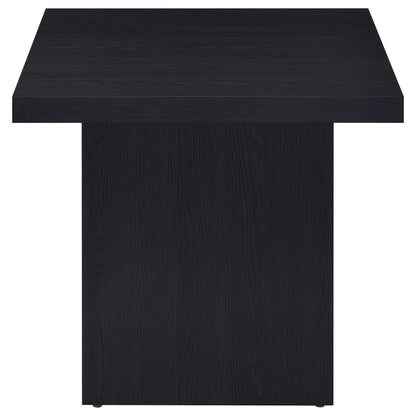 Devar 3-piece Square Cocktail Coffee End Table Set Black